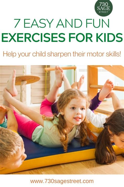 7 Easy And Fun Exercises For Kids Exercise For Kids Fun Workouts