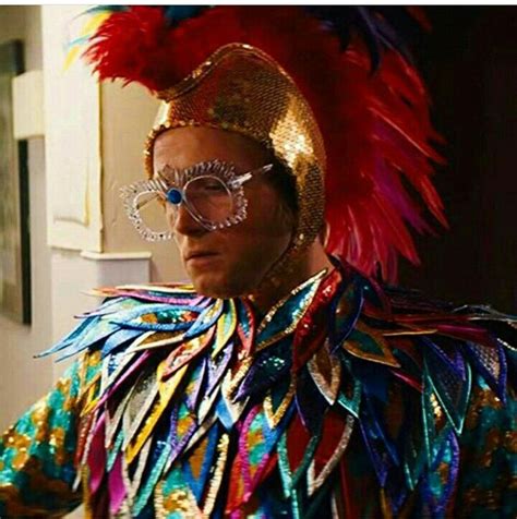 Elton john and taron egerton. Taron Egerton | Rocketman movie, Elton john costume, Rock ...