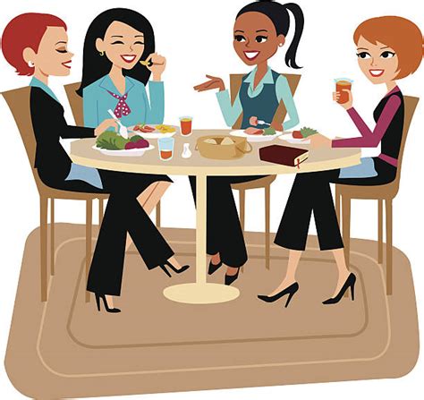 Best Ladies Lunch Illustrations Royalty Free Vector Graphics And Clip