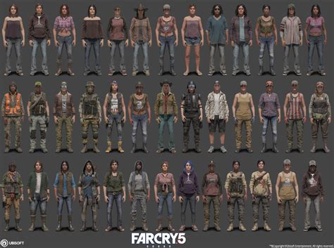 Le Aero Yang Far Cry 5 Outfit Assets Gears Of Civilian Npc Enemy And The Player