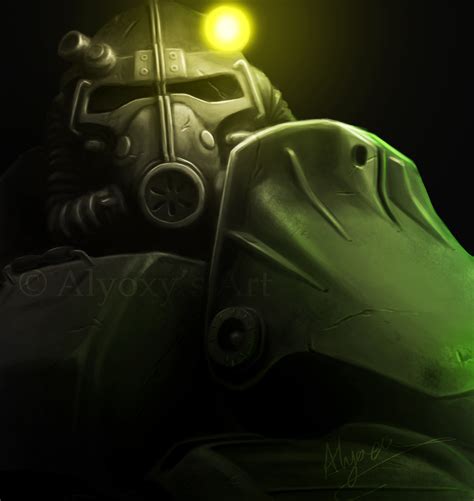 Artstation Fallout 4 Power Armour Fan Art