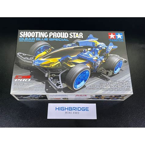 Tamiya 95573 Mini 4wd Shooting Pround Star Clear Blue Special Ma