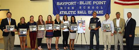 Bayport Blue Point Inducts New Members Into Athletic Wall Of Fame