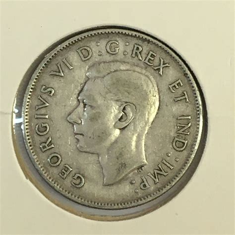 1943 Canada Silver 50 Cent Piece Schmalz Auctions