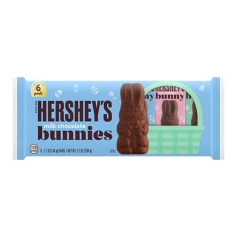 Hershey S Milk Chocolate Bunnies Easter Candy Packs 6 Ct 1 2 Oz Ralphs