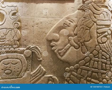 Ancient Mayan Art Stock Image Image Of Great Civilization 134738753