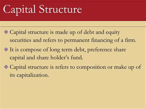 Ppt Capital Structure Powerpoint Presentation Free Download Id4503828