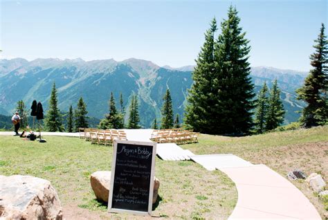 Aspen Colorado Mountain Wedding Megan Bobby Rustic