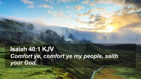 Isaiah 401 Kjv Desktop Wallpaper Comfort Ye Comfort Ye My People