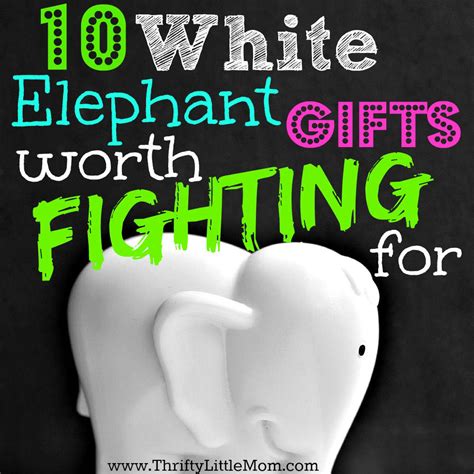 Funny gift ideas for white elephant. White Elephant Gifts Worth Fighting For » Thrifty Little Mom