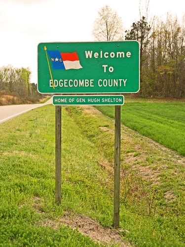 Edgecombe County Nc County Line Sign Edgecombe County Has Flickr
