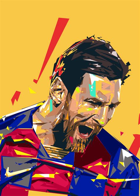 Messi Pop Art Poster Design Lionel Messi Wallpapers Messi And