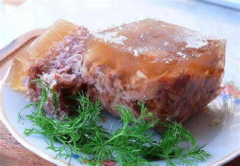 Holodets холодец Is A Meat Jelly A Kind Of Meat Cake I Have Tried In Russia Russia Food