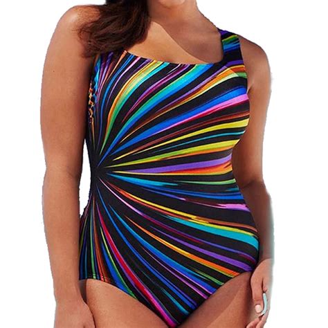 One Piece Tummy Control U Neck Backless Swimsuits Bathing Suit Swimwear Beachwear For Women L