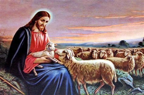 Good Shepherd Painting By Munir Alawi Fine Art America