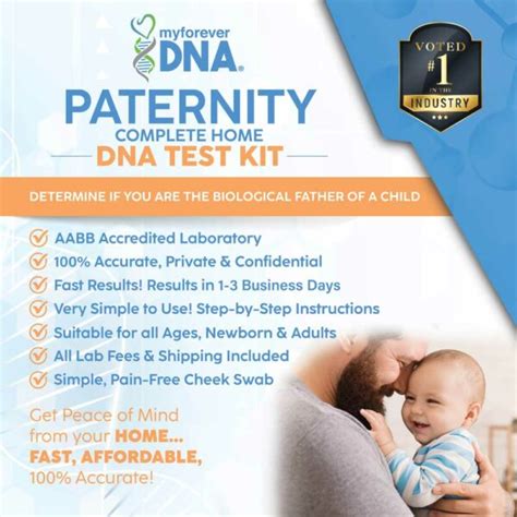 At Home Paternity Dna Test Kit Biological Father Dna Test