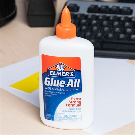 Elmers E1324 76 Oz Glue All White Liquid Repositionable Glue Elmer