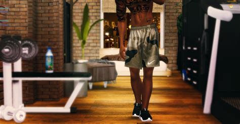 Sims 4 Ccs The Best Nike Shoes Nike Shorts By Blvck Life Simz