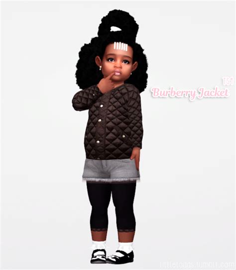 Toddler Burberry Jacket For The Sims 4 Toddlerjackets Sims 4 Toddler