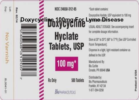 200 Mg Doxycycline Lyme Disease Does Doxycycline Treat Lyme Disease