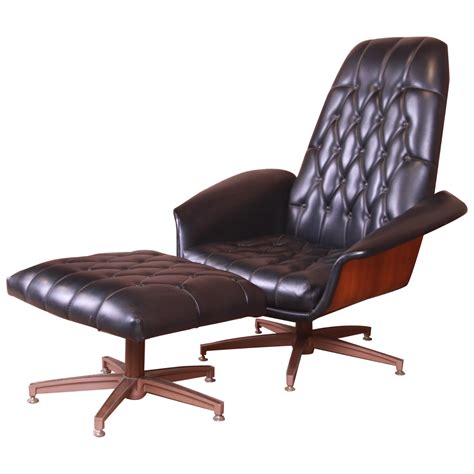 Mid Century Plycraft Lounge Chair And Ottoman At 1stdibs