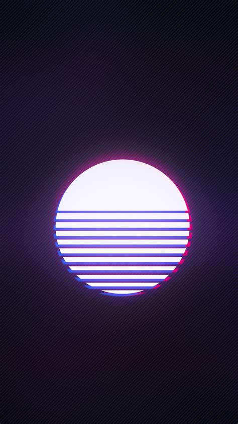 1080x1920 1080x1920 Retrowave Sun Minimalism Artist Minimalist