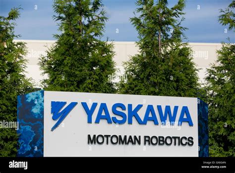 a logo sign outside of a facility occupied by yaskawa motoman in miamisburg ohio on july 23