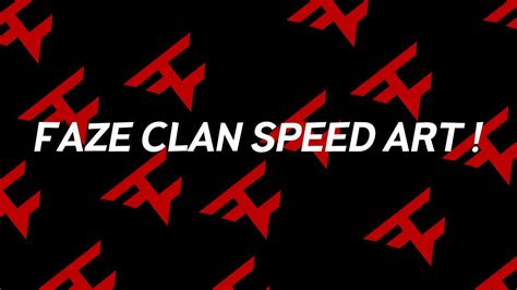 Faze Clan Wallpaper Speed Art 1 Youtube