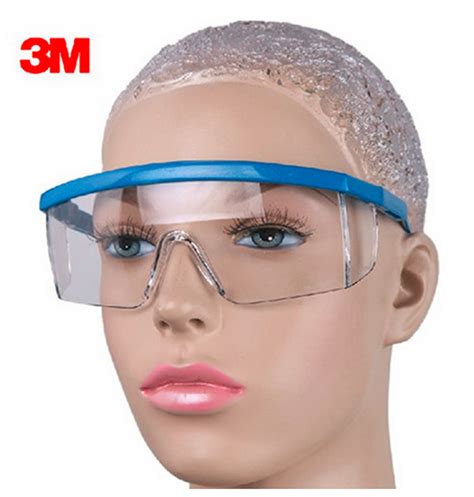 3m 1711af stingray safety glasses blue frame clear lens primehub