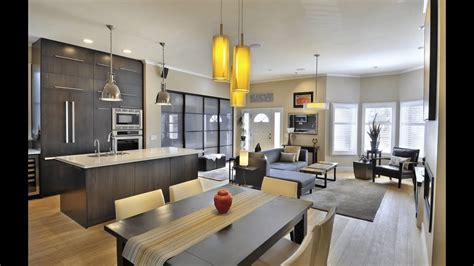 121 Modern Open Concept Kitchen Dining Living Room All Together