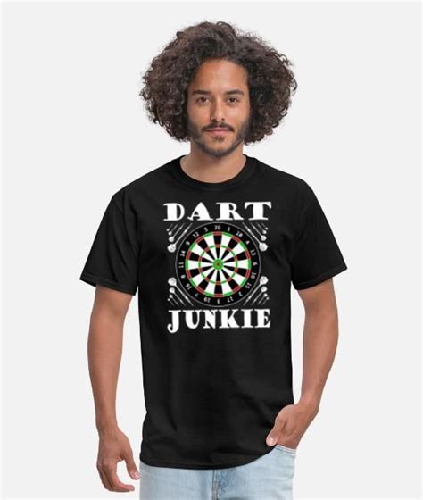 Dart Junkie Darts Dartboard 180 Mens T Shirt Spreadshirt Mens
