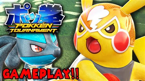 Pokken Tournament Gameplay Pokemon Fighting Game Youtube