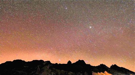 Southern Night Sky Teide National Park Time Lapse Hd Youtube