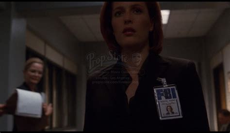 The X Files 1993 2002 Dana Scullys Gillian Anderson Fbi Id Badge