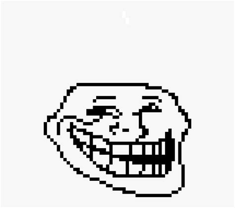 Troll Face Pixel Art Hd Png Download Transparent Png Image Pngitem