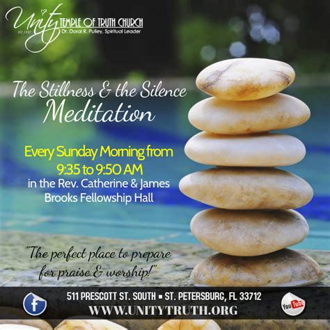 Sunday Meditation Service Template Postermywall