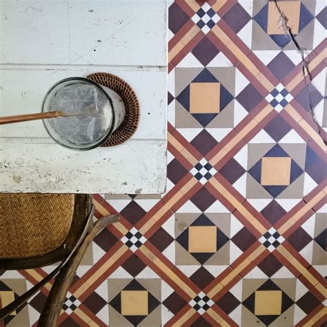 The details aren't the details, they're the design. Beautiful vintage and colourful cement tiles, spotted at ...
