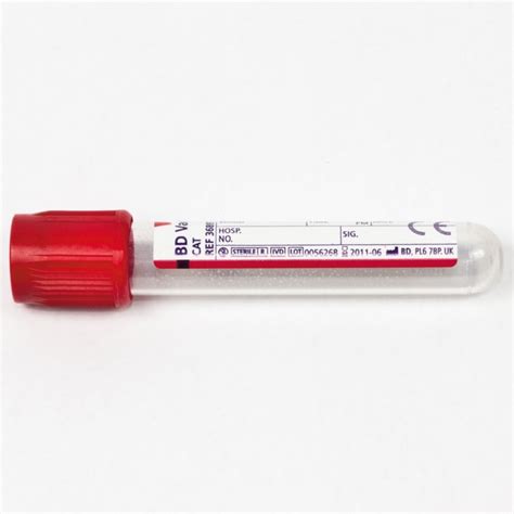 Vacutainer Plastic 4ml Red 13 X 75mm Hemogard Cap