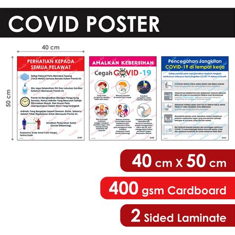 Find & download free graphic resources for poster covid 19. SOP Sign Covid-19 Awareness Poster, Covid-19 Prevention ...