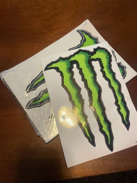 Monster Energy Drink Original M Claw Logo Decal Sticker Monster The