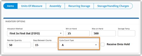 Counting Inventory Extensiv