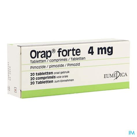 Orap Forte Comp X Mg Apotheek Thiels