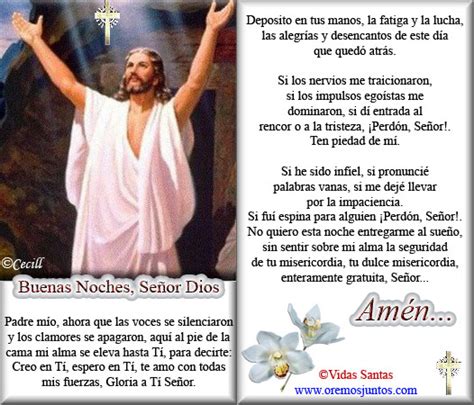 Rincón De La Oración Estampas Oraciones Del Fin Del Día