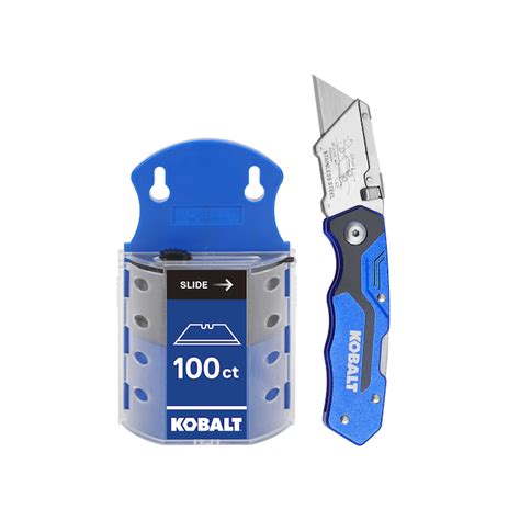 Kobalt Knife Utility 100 Blades Blackblue 59597 Rona