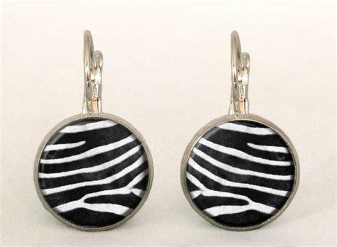 Zebra Earrings Ers Etsy Earrings Drop Earrings Earrings