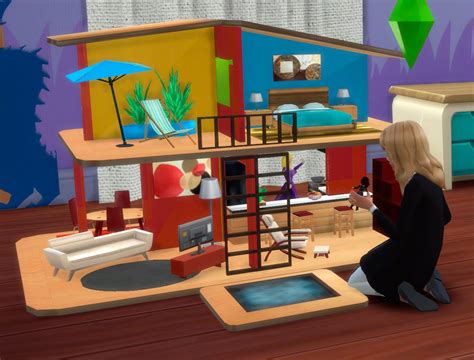 Pqsim4dollhouse Sims 4 Update Sims 4 Build Sims 3 Standing Desk