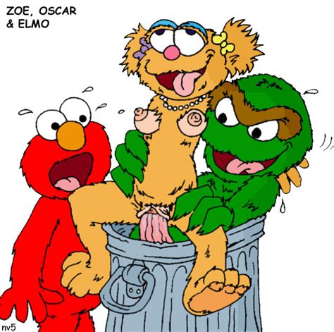 12964 Muppets Oscar The Grouch Sesame Street Zoe Nev