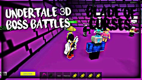 While the whole game isn't a fully recreated over world. Roblox Undertale 3D Boss Battles: Blade Of Curses (Pursuer ...