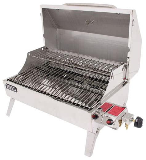 Camco Rv Olympian 6500 Stainless Steel Grill W Quick Connect Hose Lp