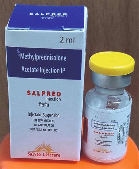 Methylprednisolone Acetate Injection Mg Prescription As Directed By The Physician Rs